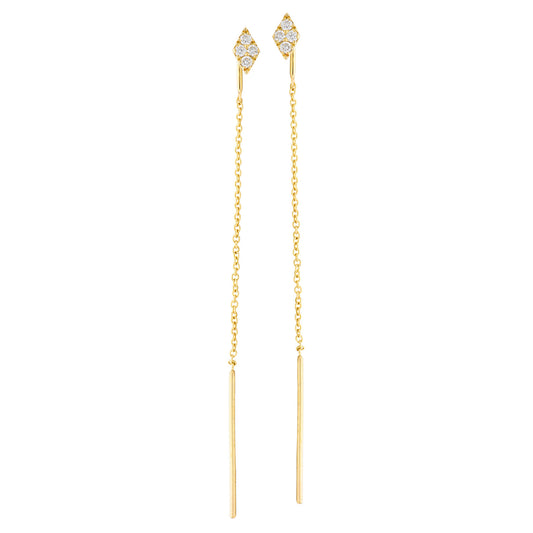 Diamond Threader Earrings