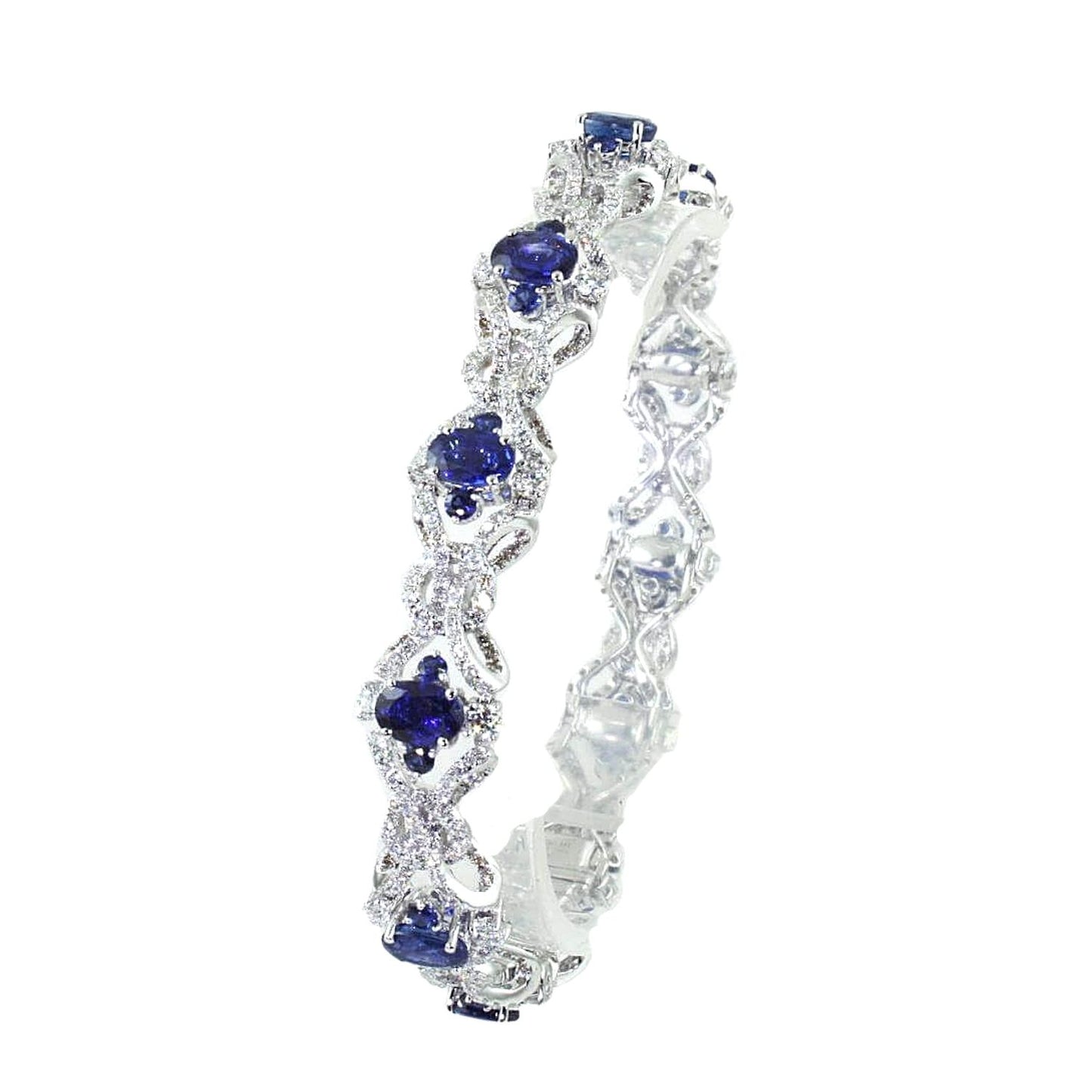 Sapphire and Diamond Bracelet