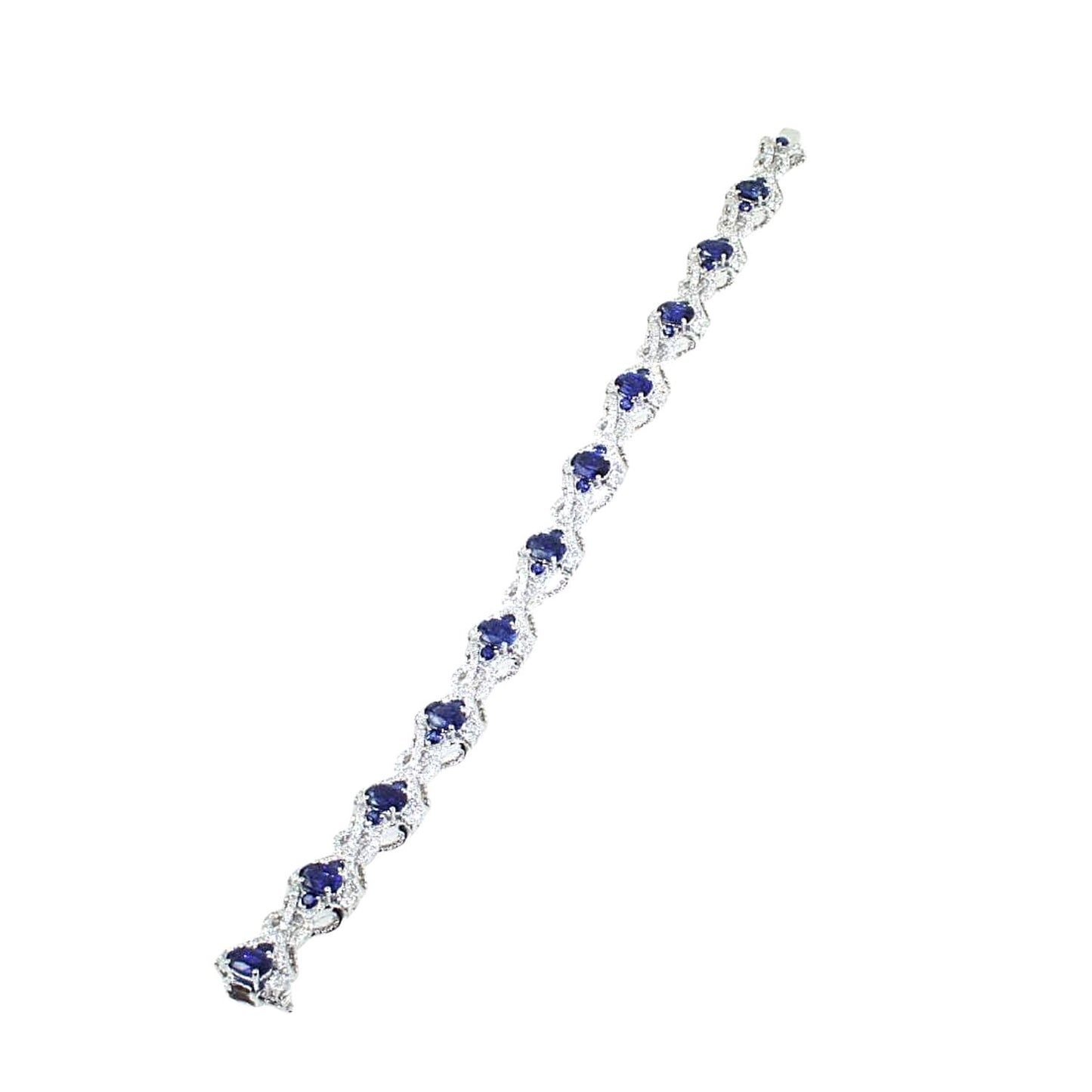 Sapphire and Diamond Bracelet