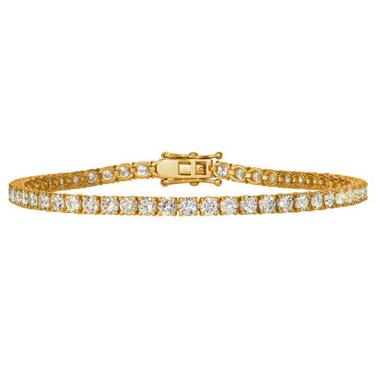 Tennis Bracelet - Yellow Gold