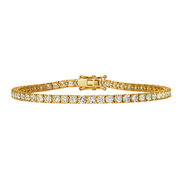 Tennis Bracelet - Yellow Gold