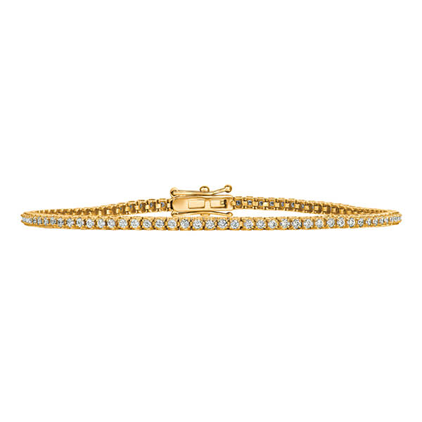 Tennis Bracelet - Yellow Gold