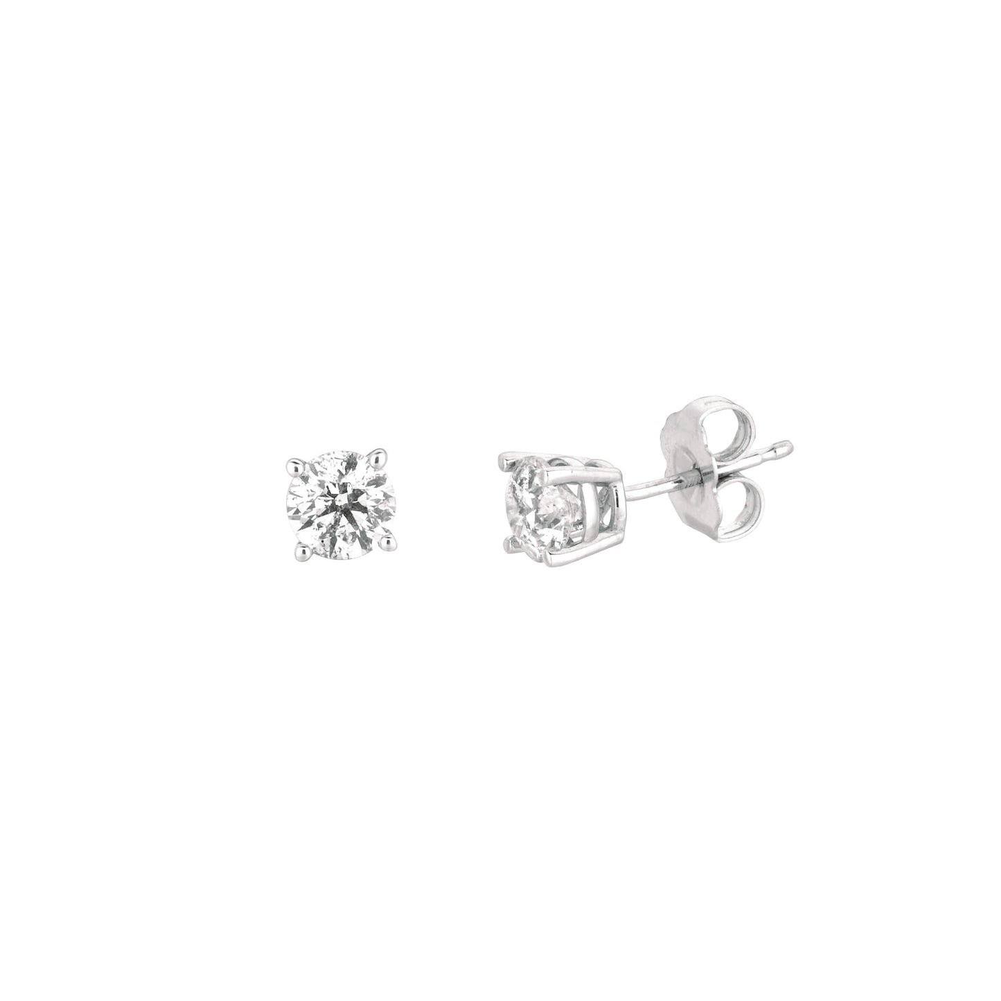 Prong Stud Earrings