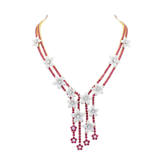 Ruby and Diamond necklace