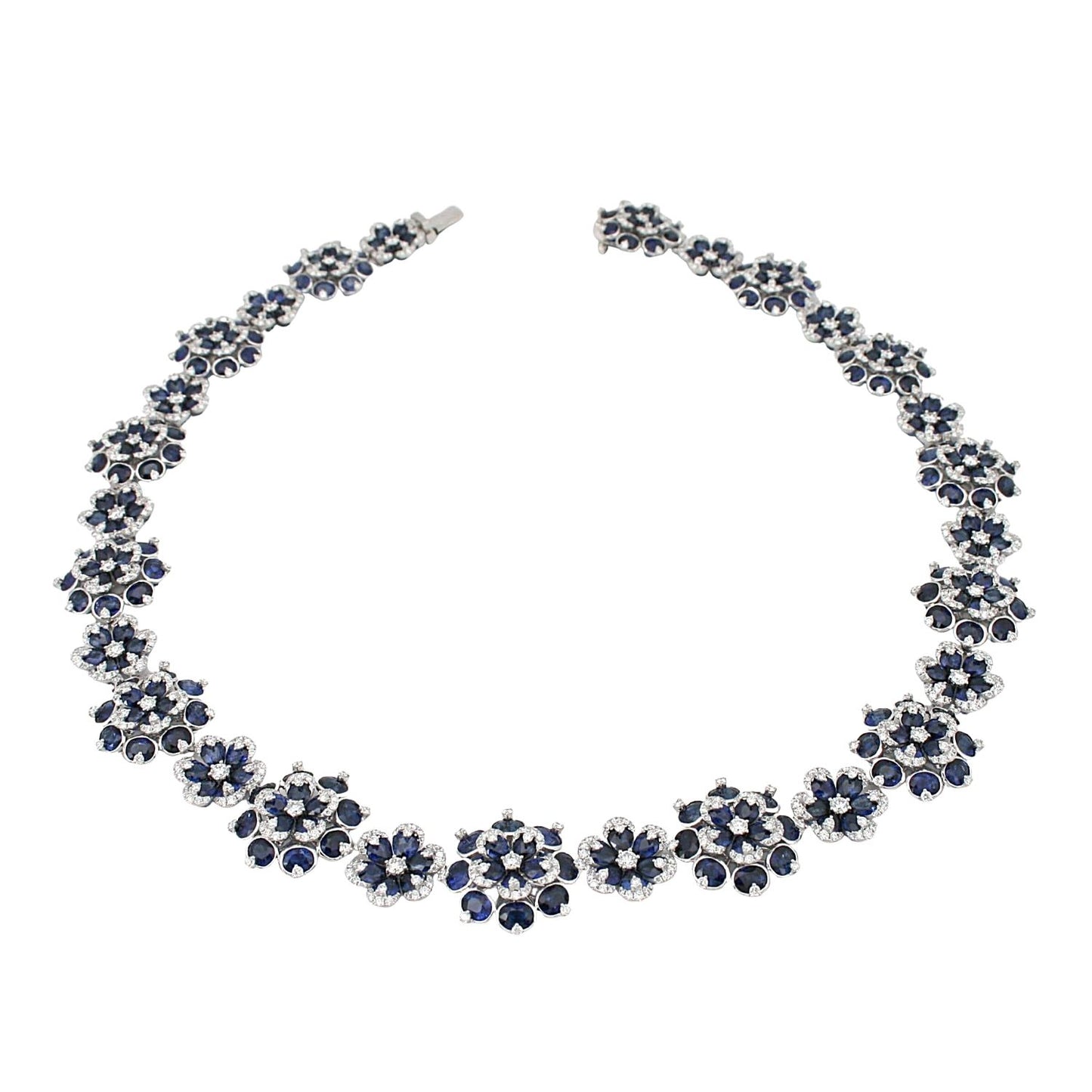 Sapphire and Diamond Necklace