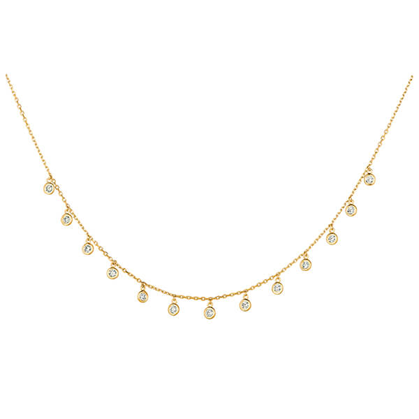 Drop Necklace - Yellow Gold