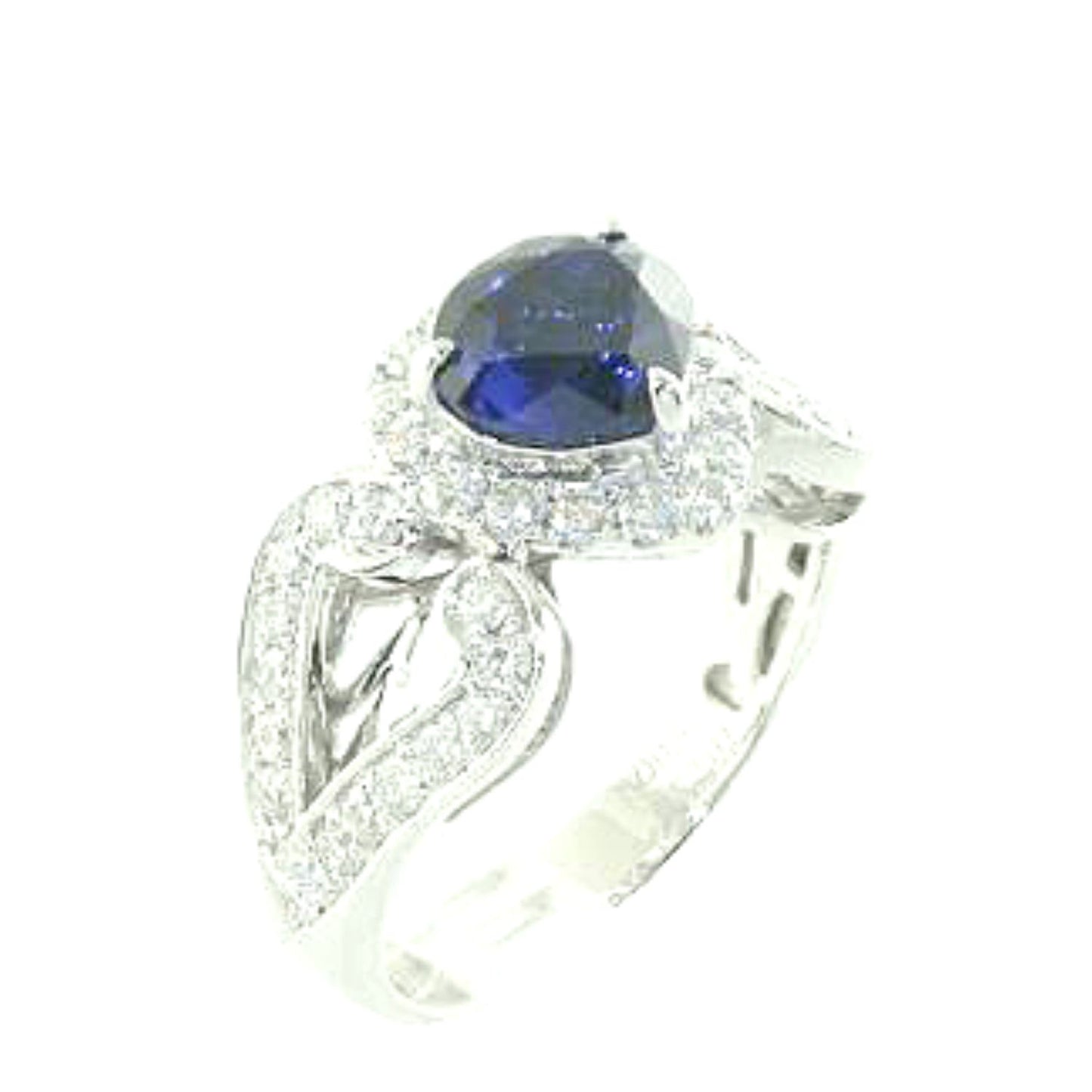 Sapphire and Diamond Ring