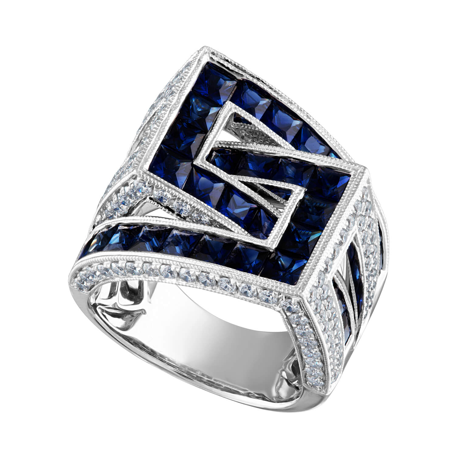 Sapphire and Diamond ring