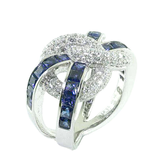 Sapphire and Diamond Ring