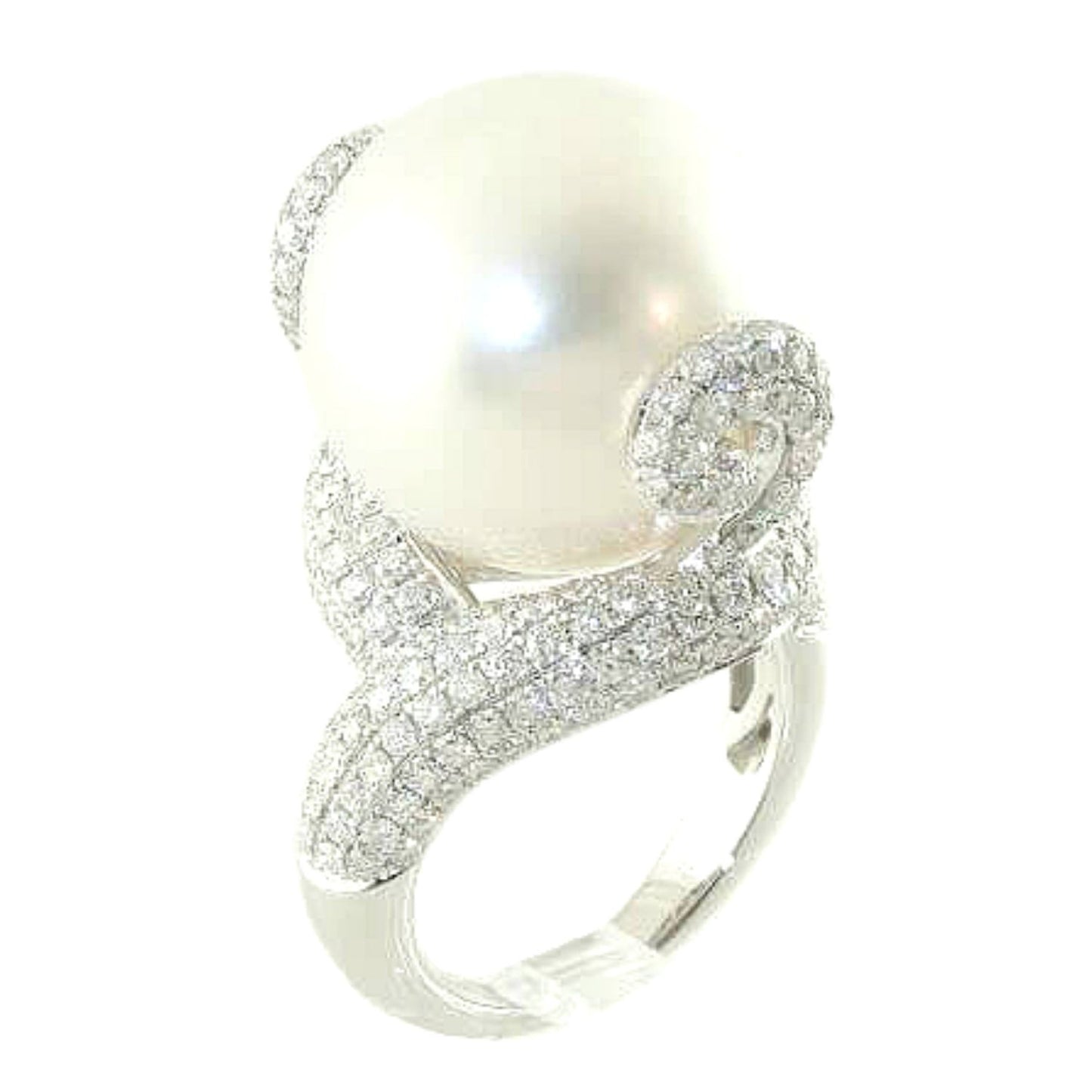 Pearl and Diamond Ring