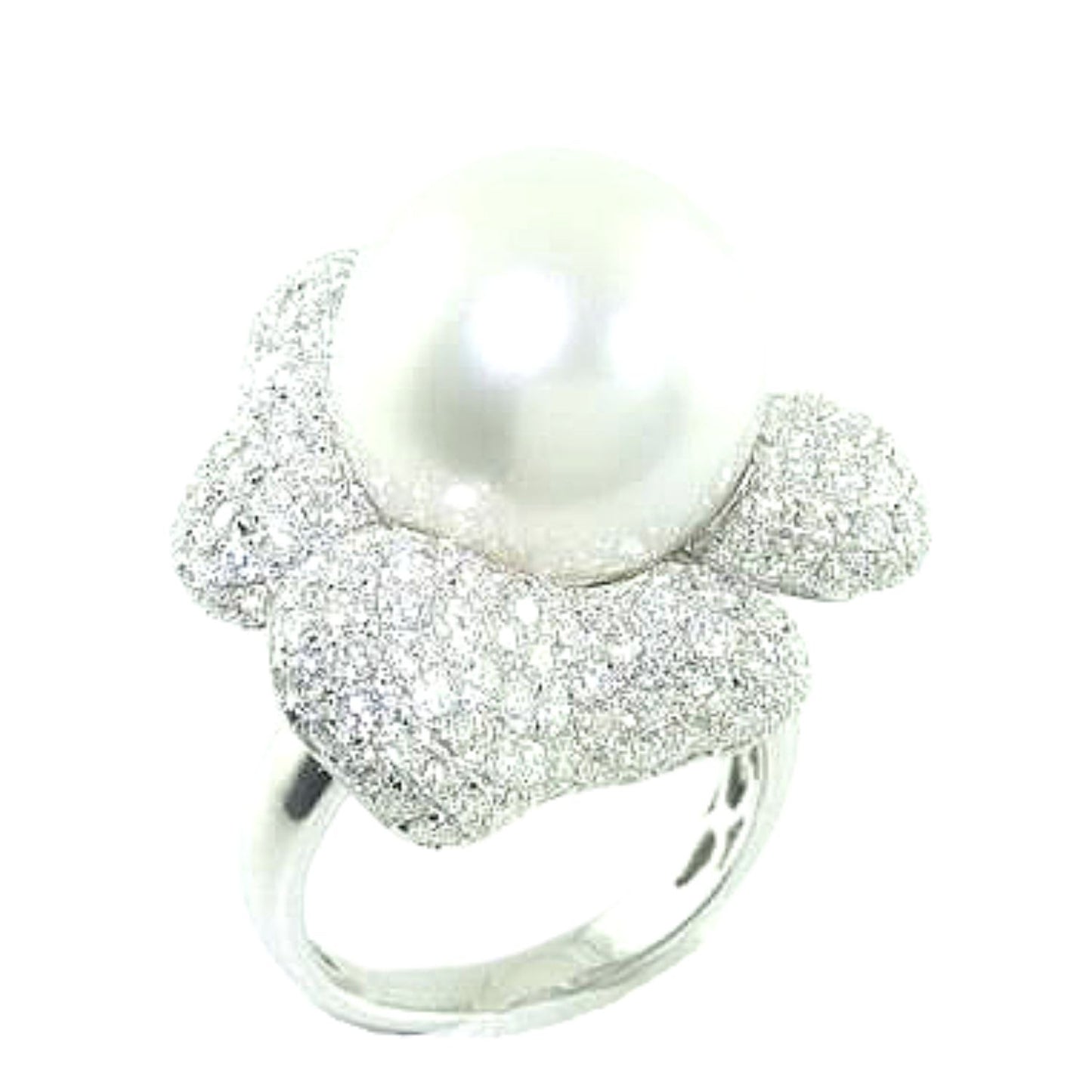 Pearl and Diamond Ring