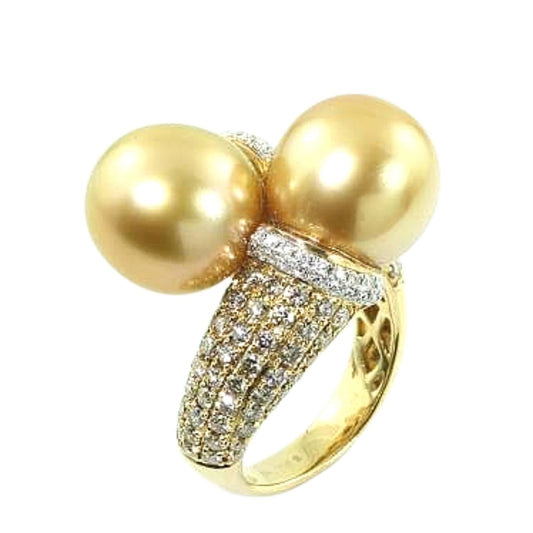 Pearl and Diamond Ring