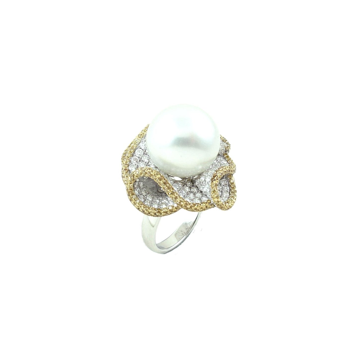 Pearl and Diamond Ring