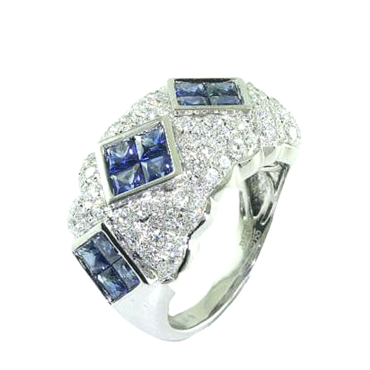 Sapphire and Diamond Ring