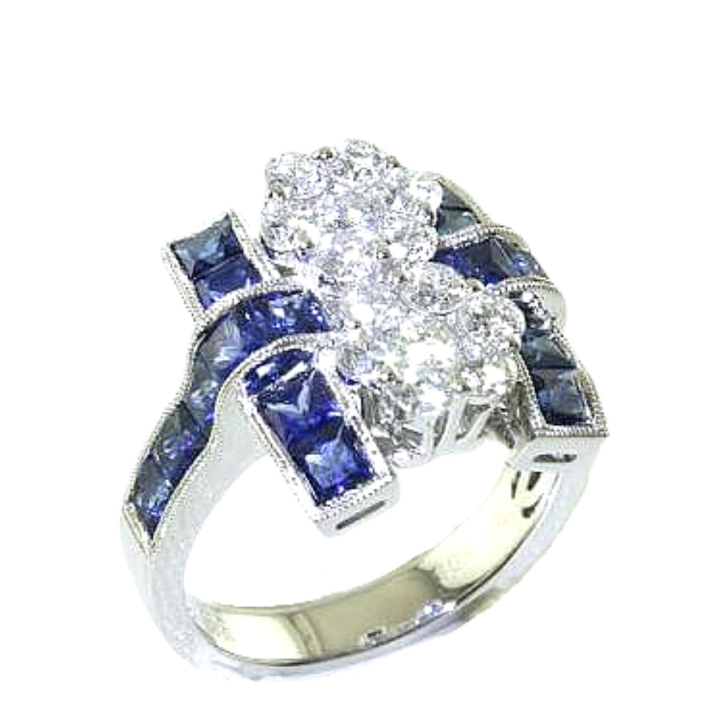 Sapphire and Diamond Ring