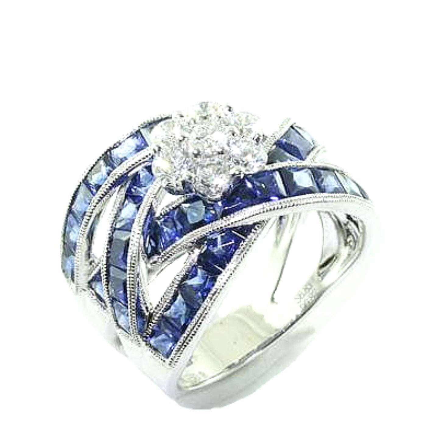 Sapphire and Diamond Ring