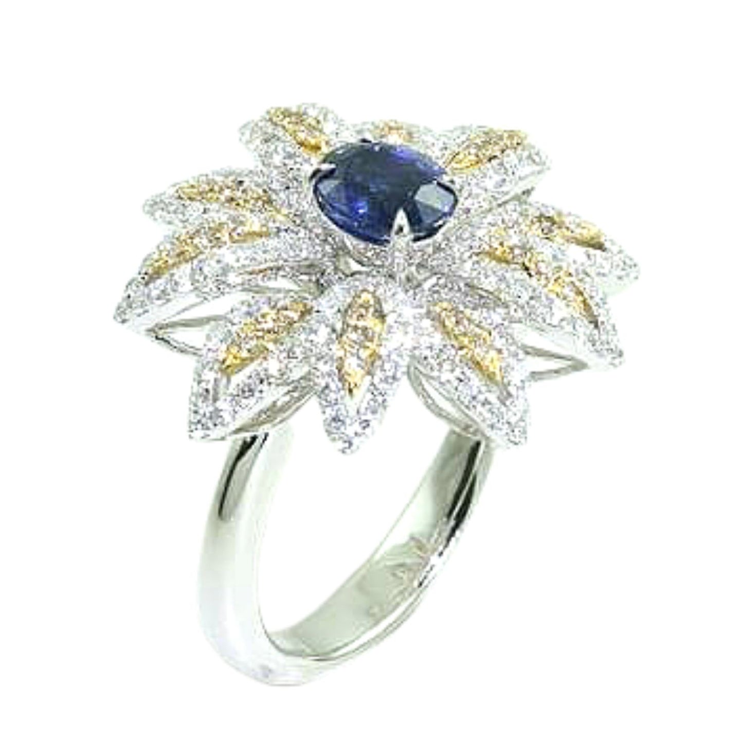 Sapphire and Diamond Ring