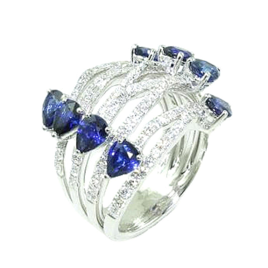 Sapphire and Diamond Ring