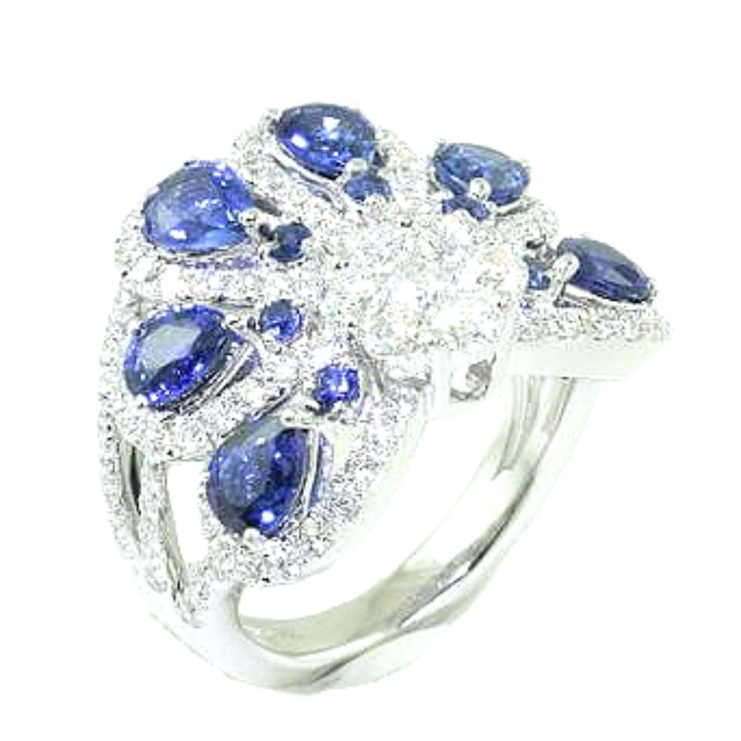 Sapphire and Diamond Ring