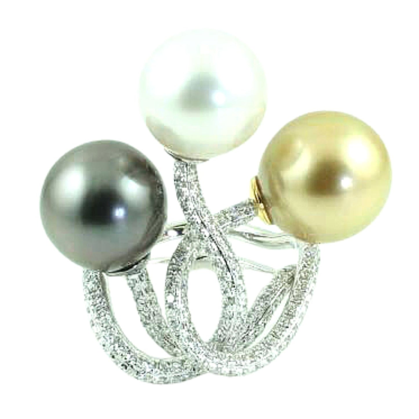 Pearl and Diamond Ring