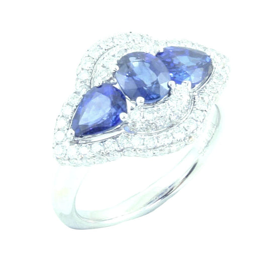 Sapphire and Diamond Ring