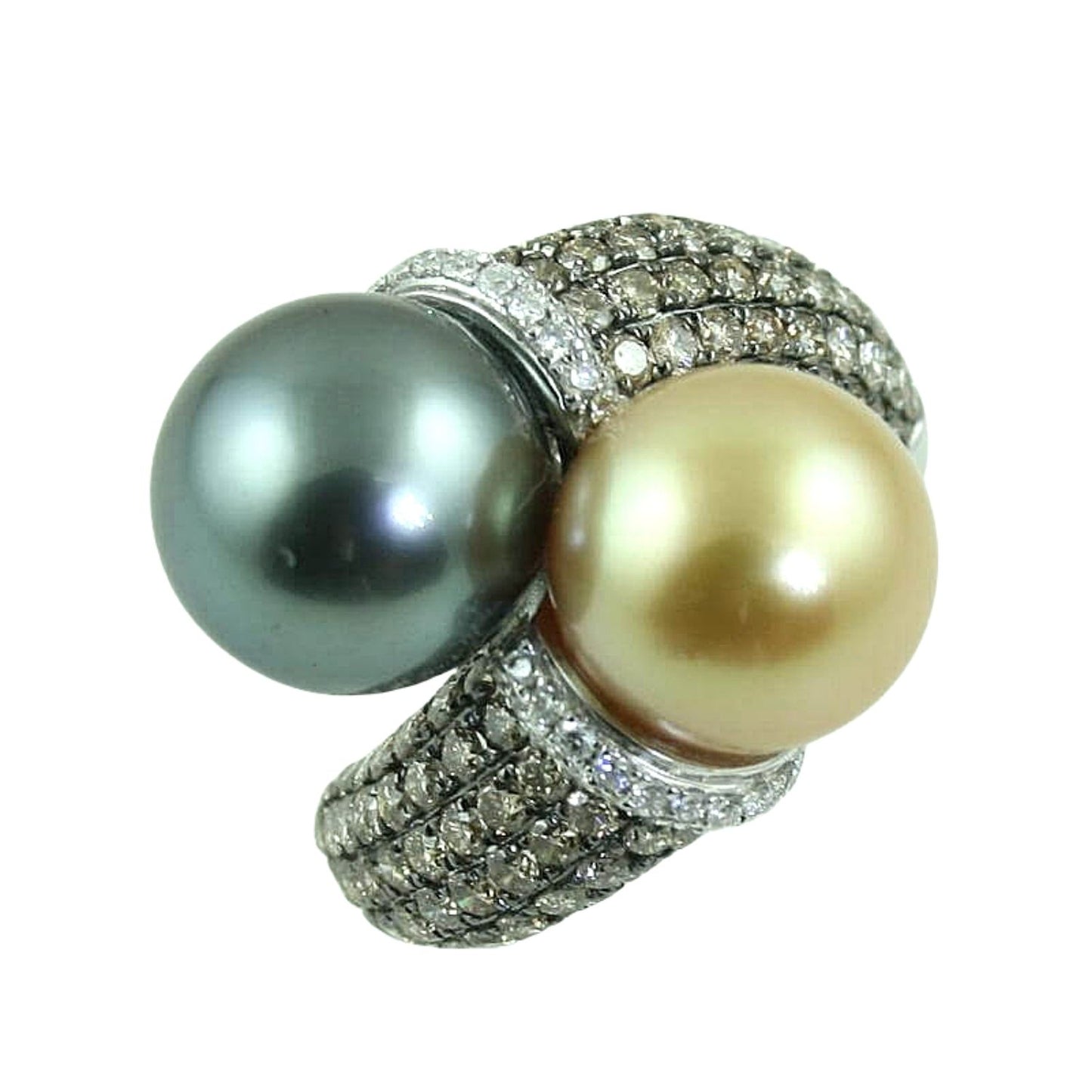 Pearl and Diamond Ring