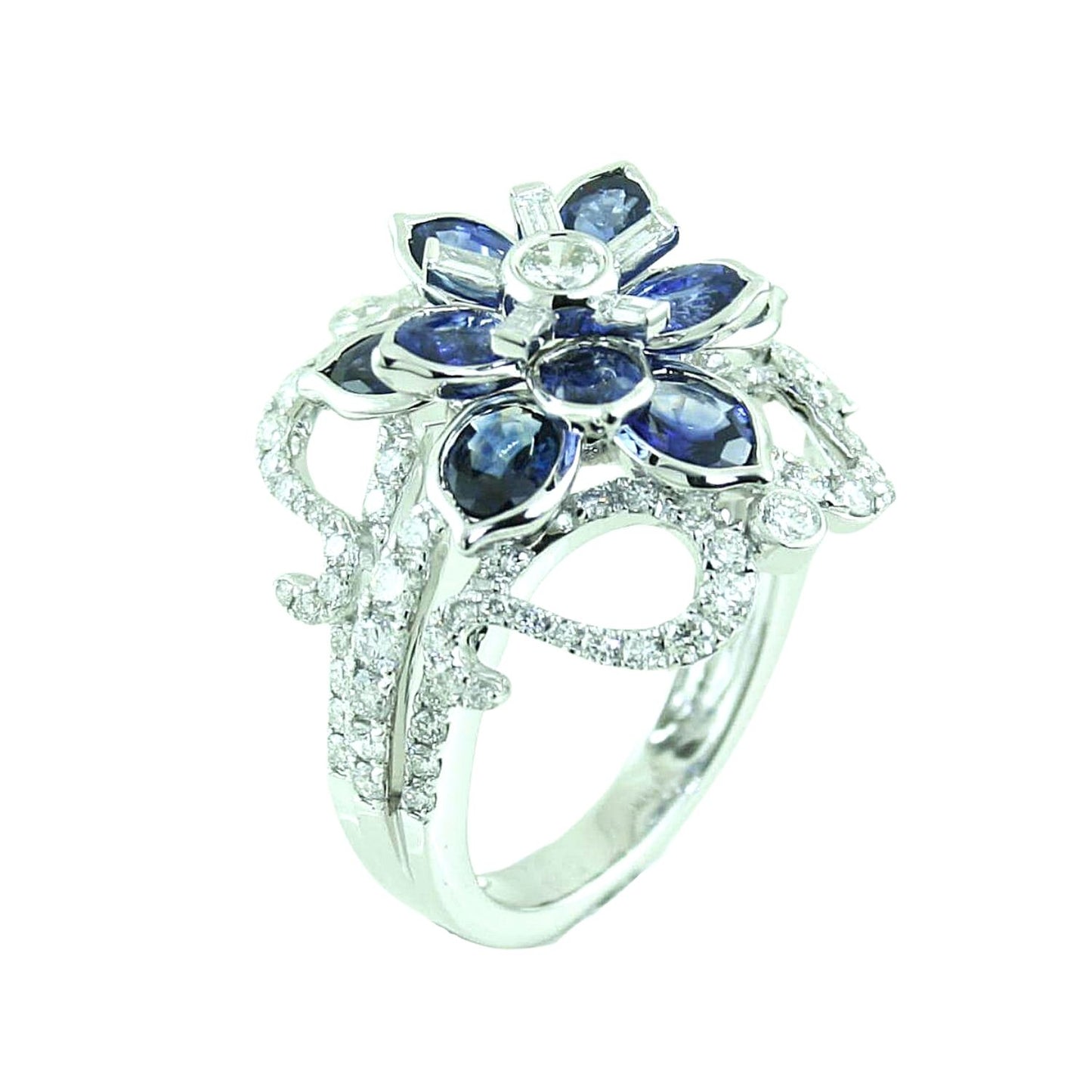 Sapphire and Diamond Ring