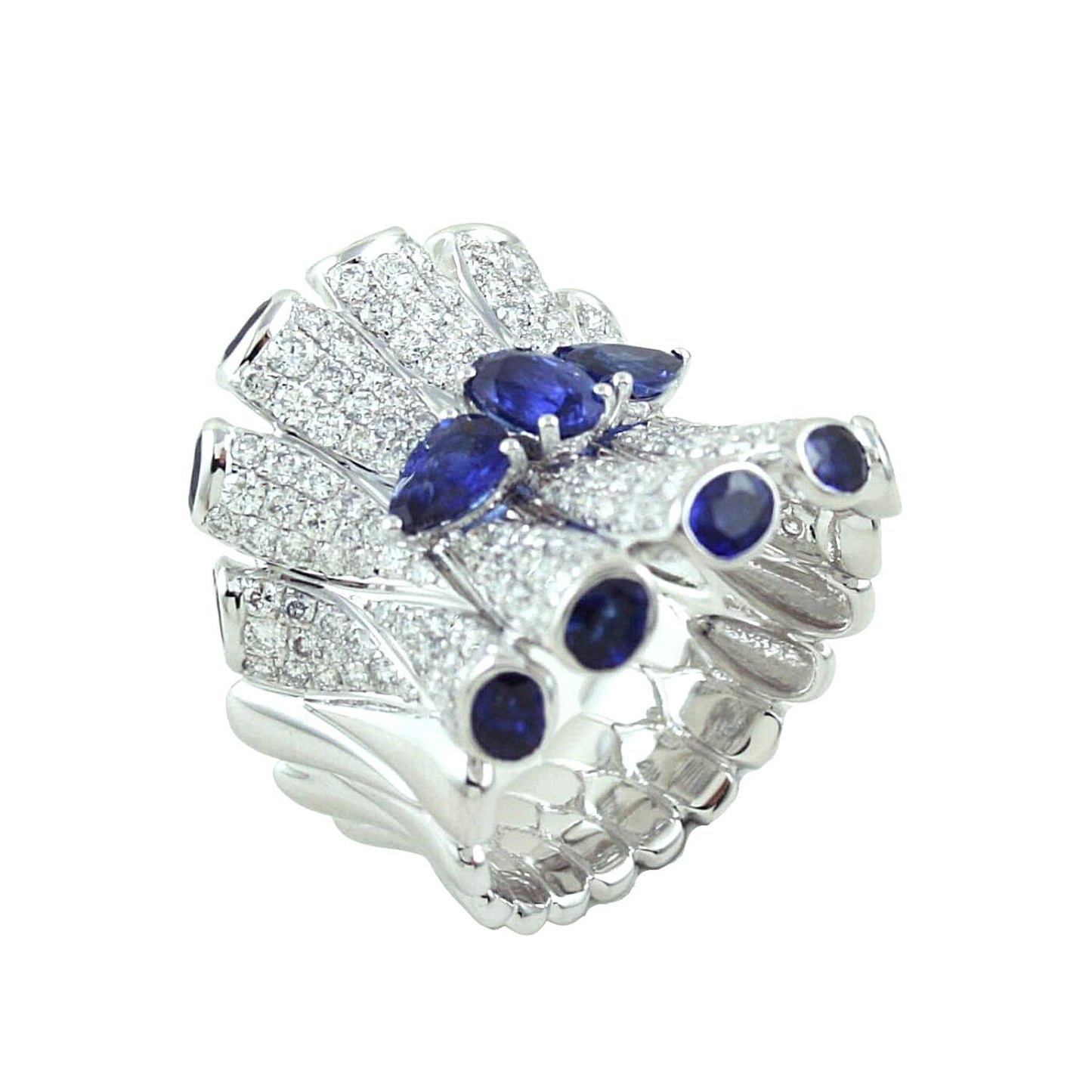 Sapphire and Diamond Ring