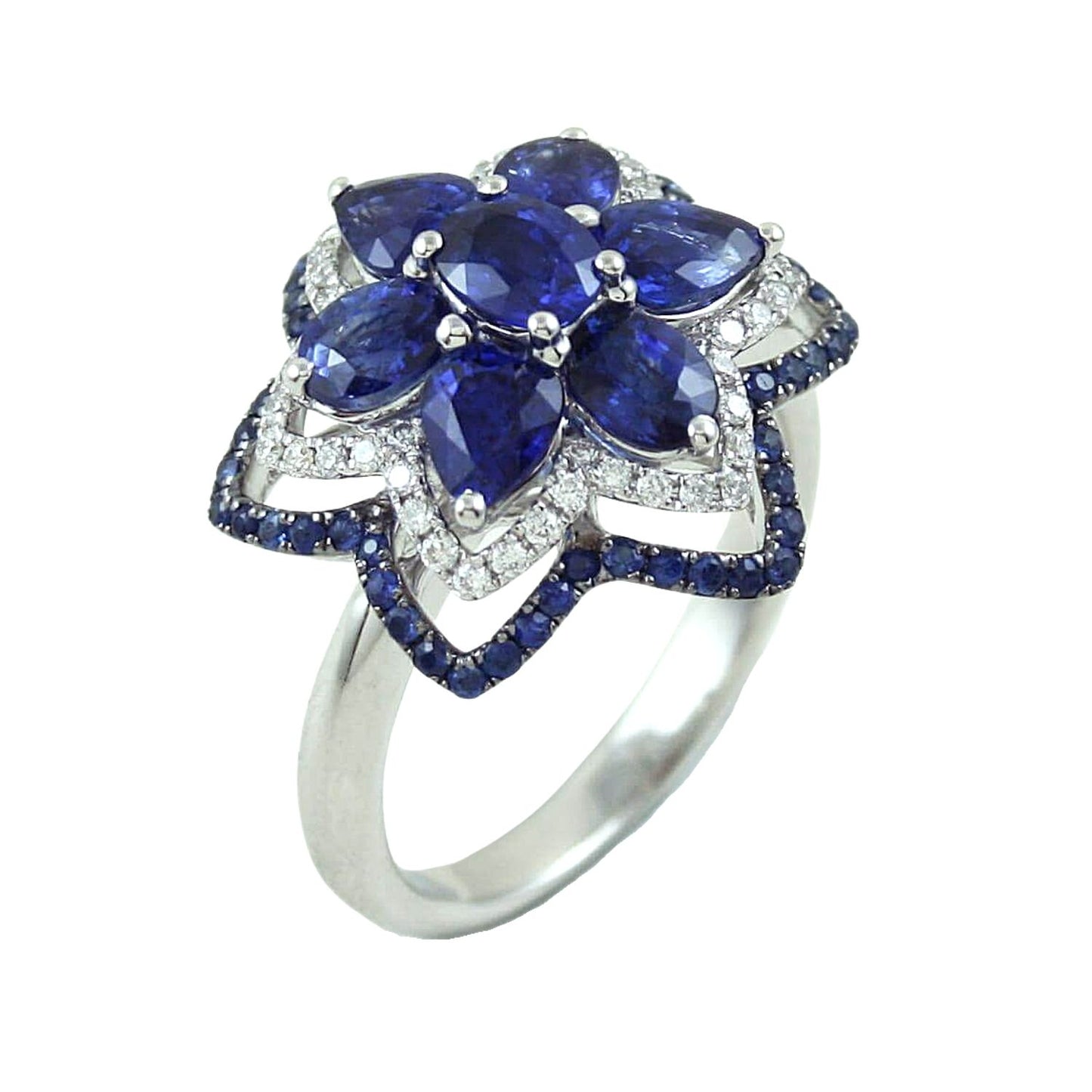 Sapphire and Diamond Ring