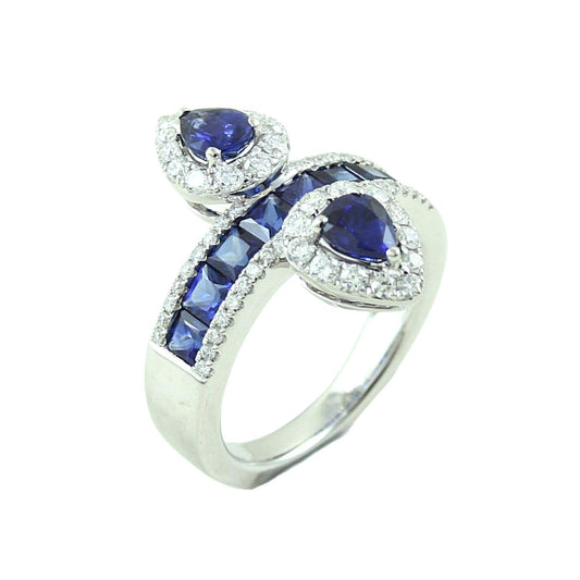 Sapphire and Diamond Ring