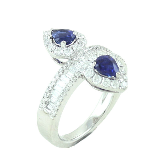 Sapphire and Diamond Ring