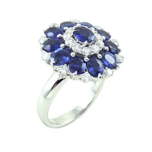 Sapphire and Diamond Ring