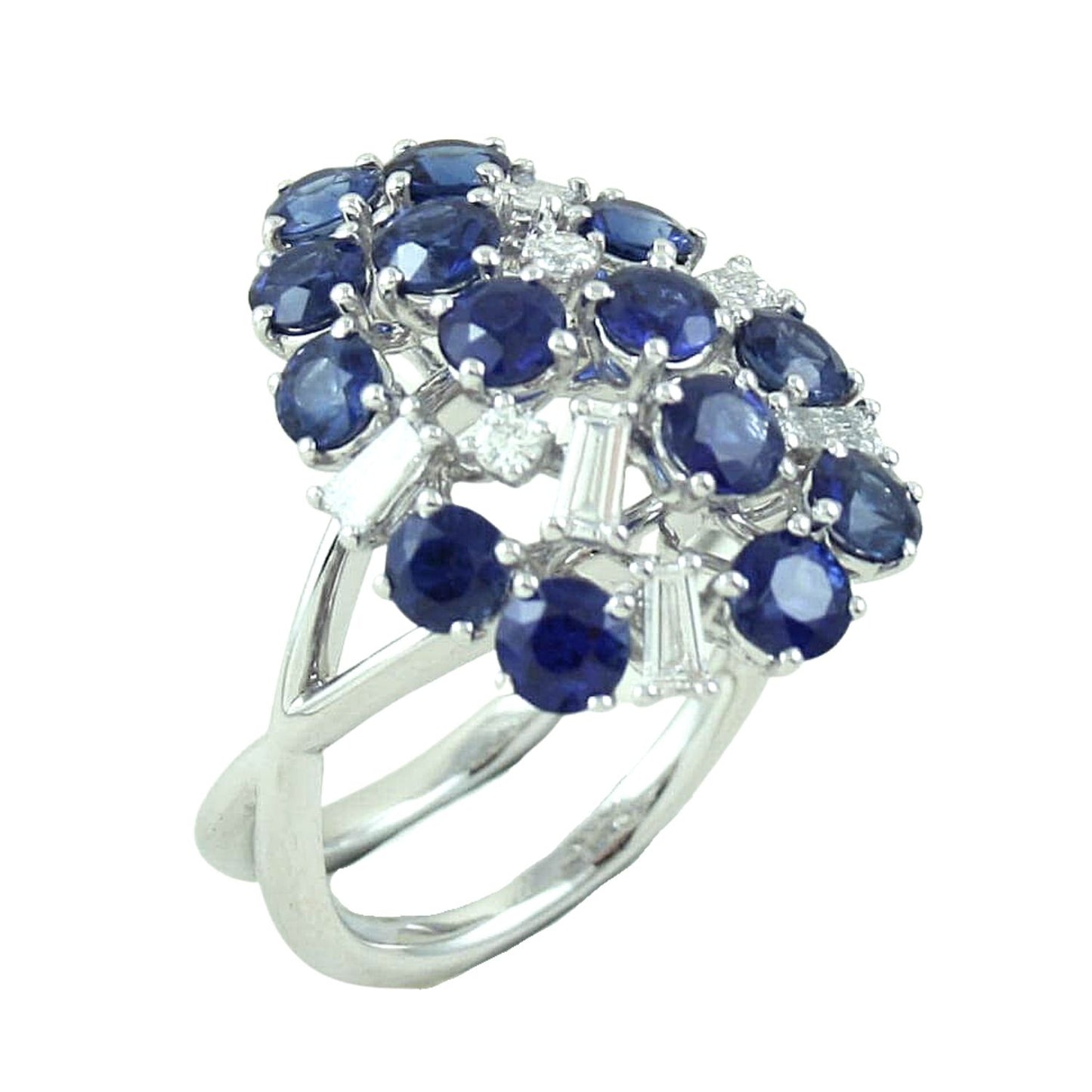 Sapphire and Diamond Ring