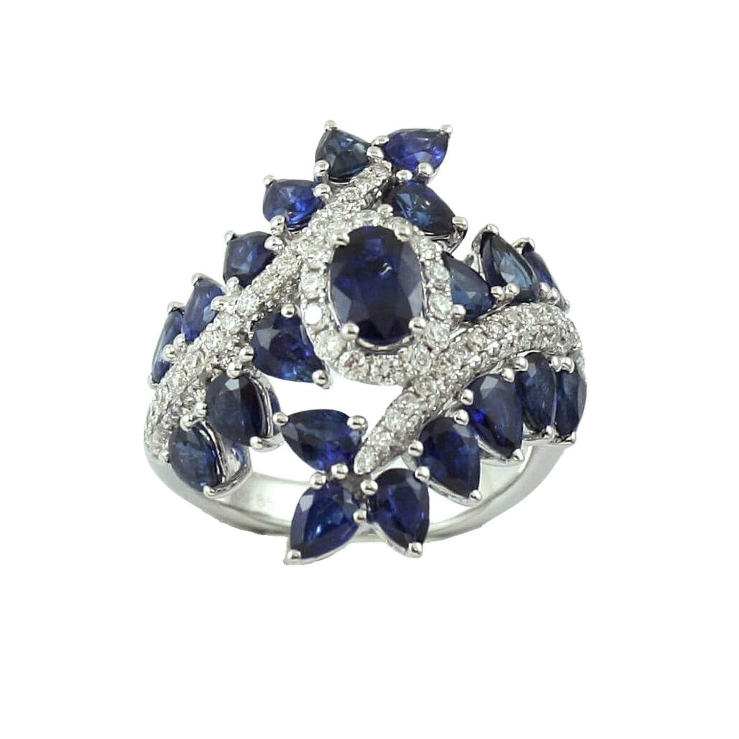 Sapphire and Diamond Ring