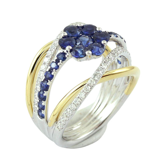 Sapphire and Diamond Ring