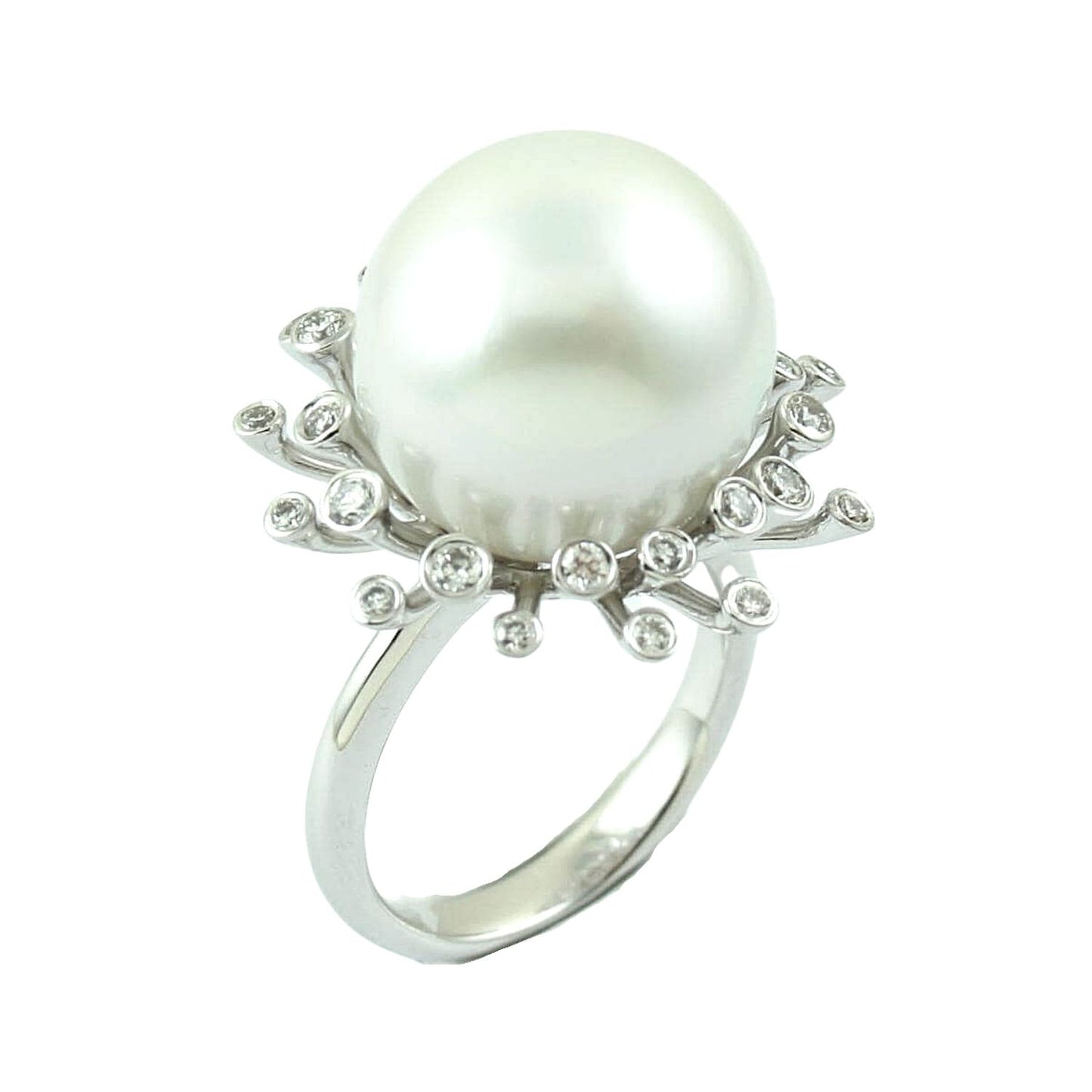 Pearl and Diamond Ring