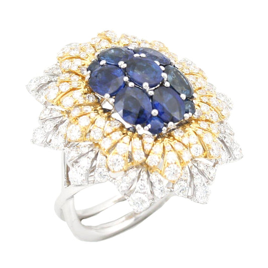 Sapphire and Diamond Ring