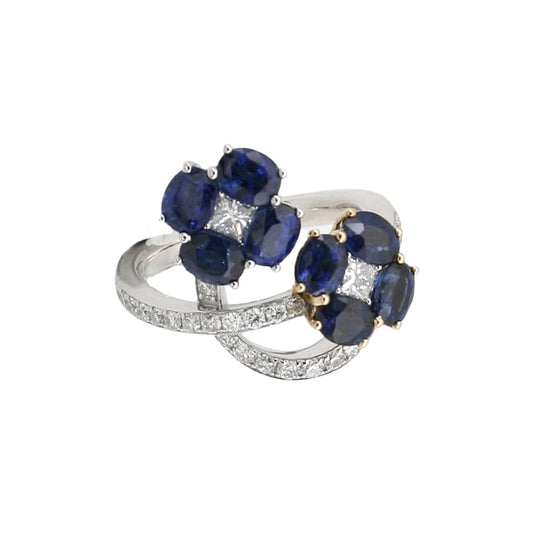 Sapphire and Diamond Ring