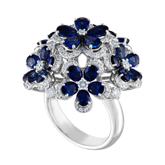 Sapphire and Diamond ring