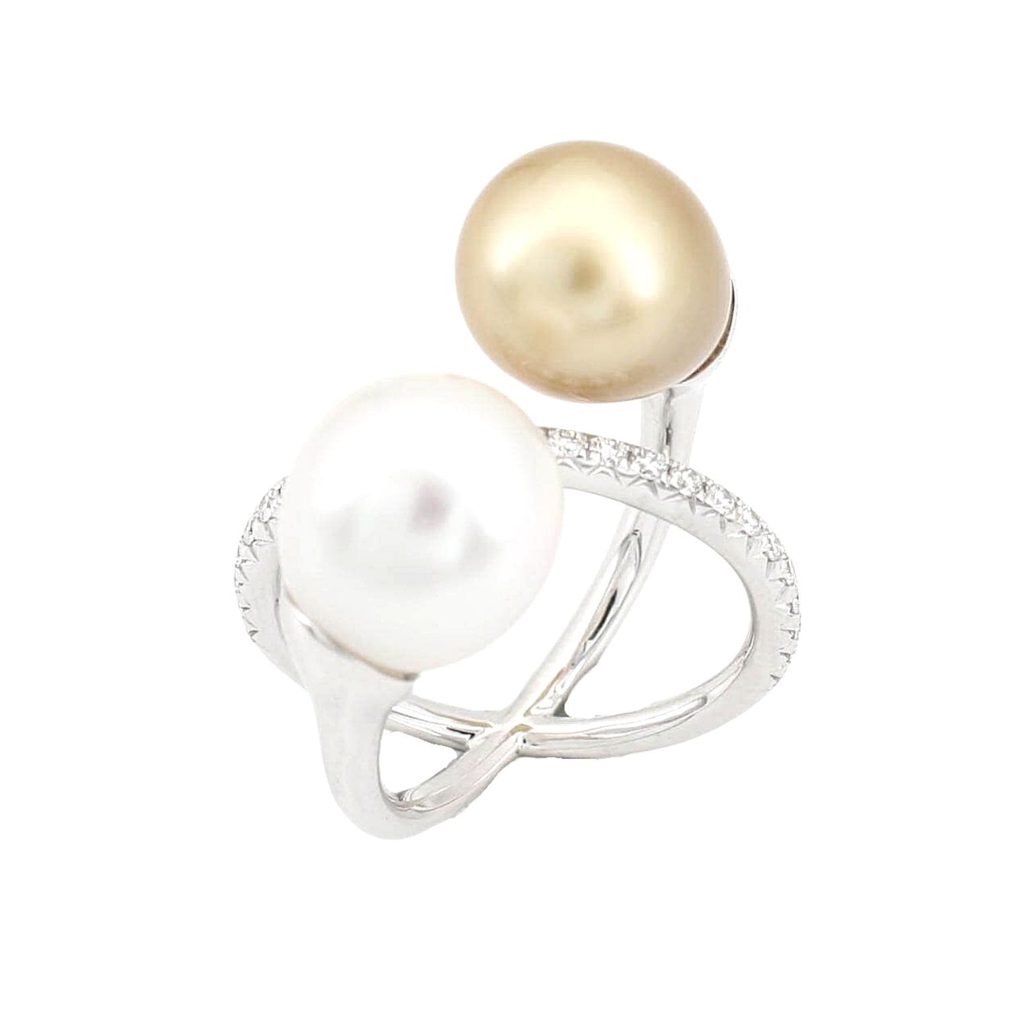 Pearl and Diamond Ring