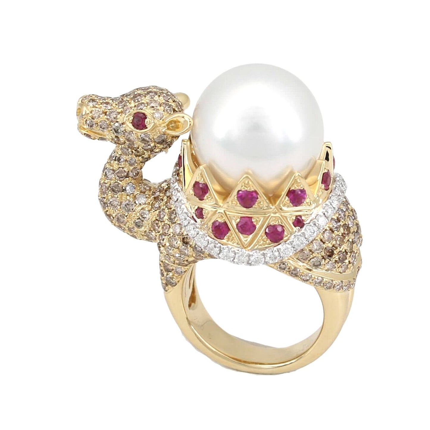 Pearl and Diamond Ring