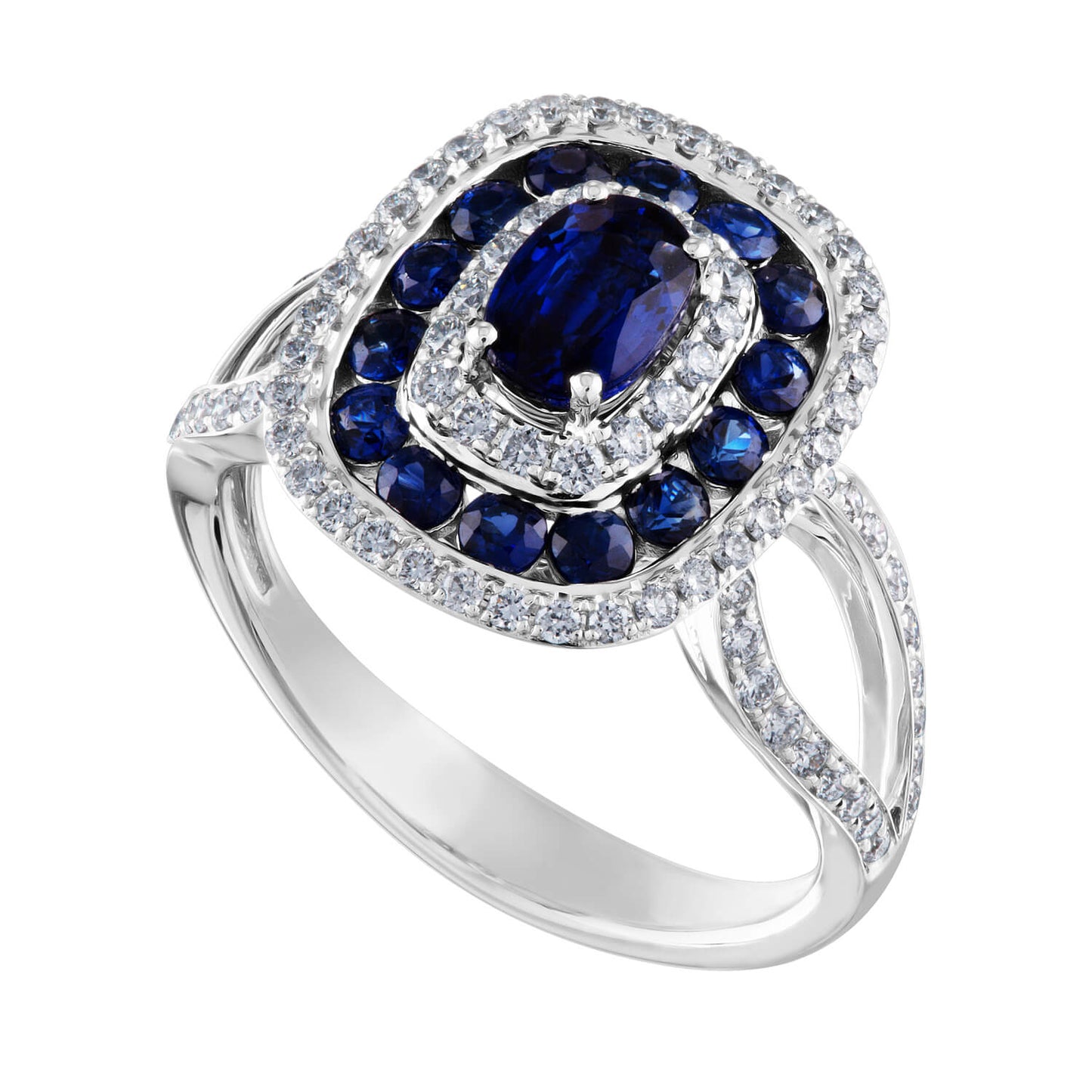 Sapphire and Diamond ring