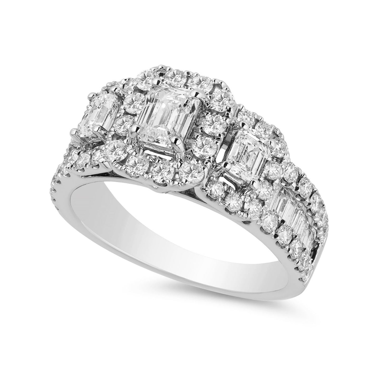 Emerald Cut Bridal Ring