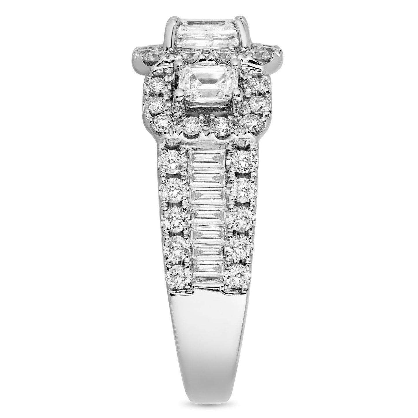 Emerald Cut Bridal Ring