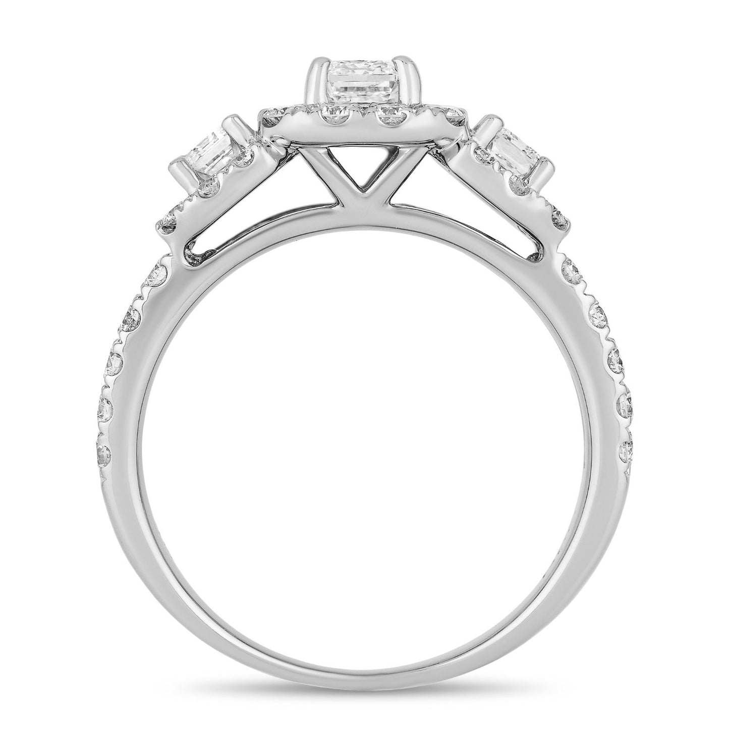 Emerald Cut Bridal Ring