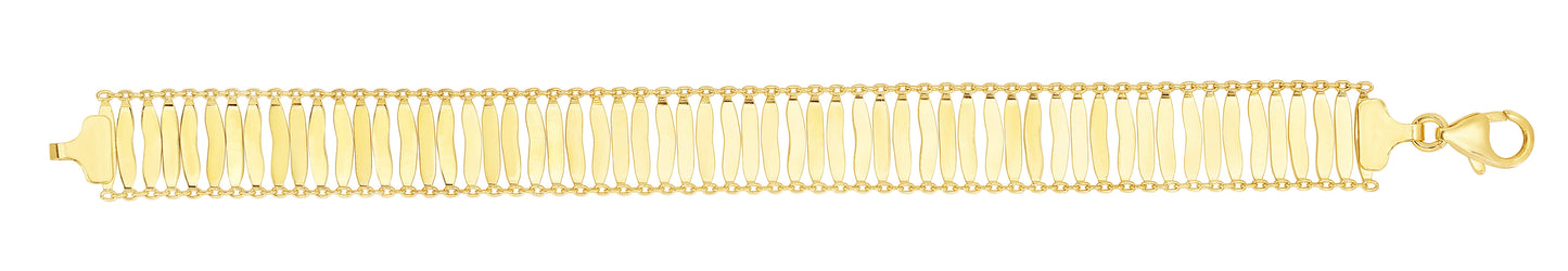 14K Gold Fancy Link Chain