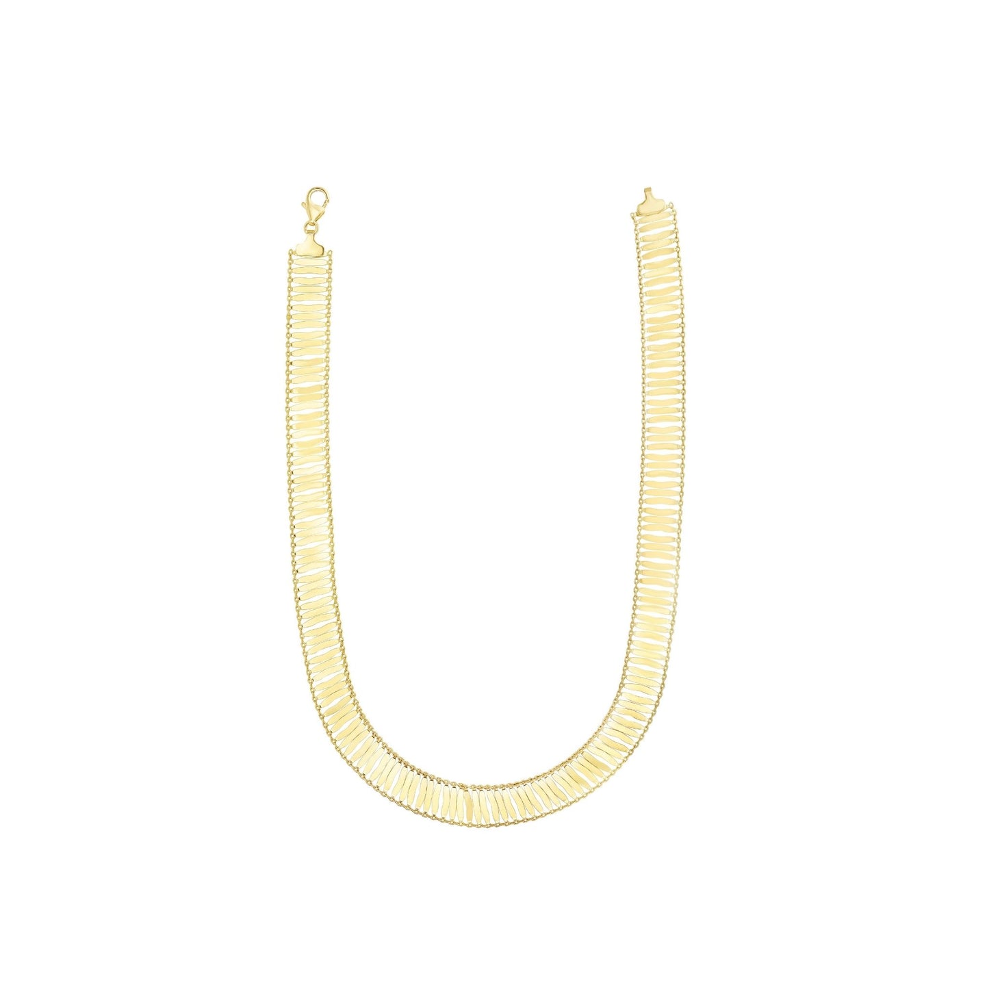 14K Gold Fancy Link Necklace