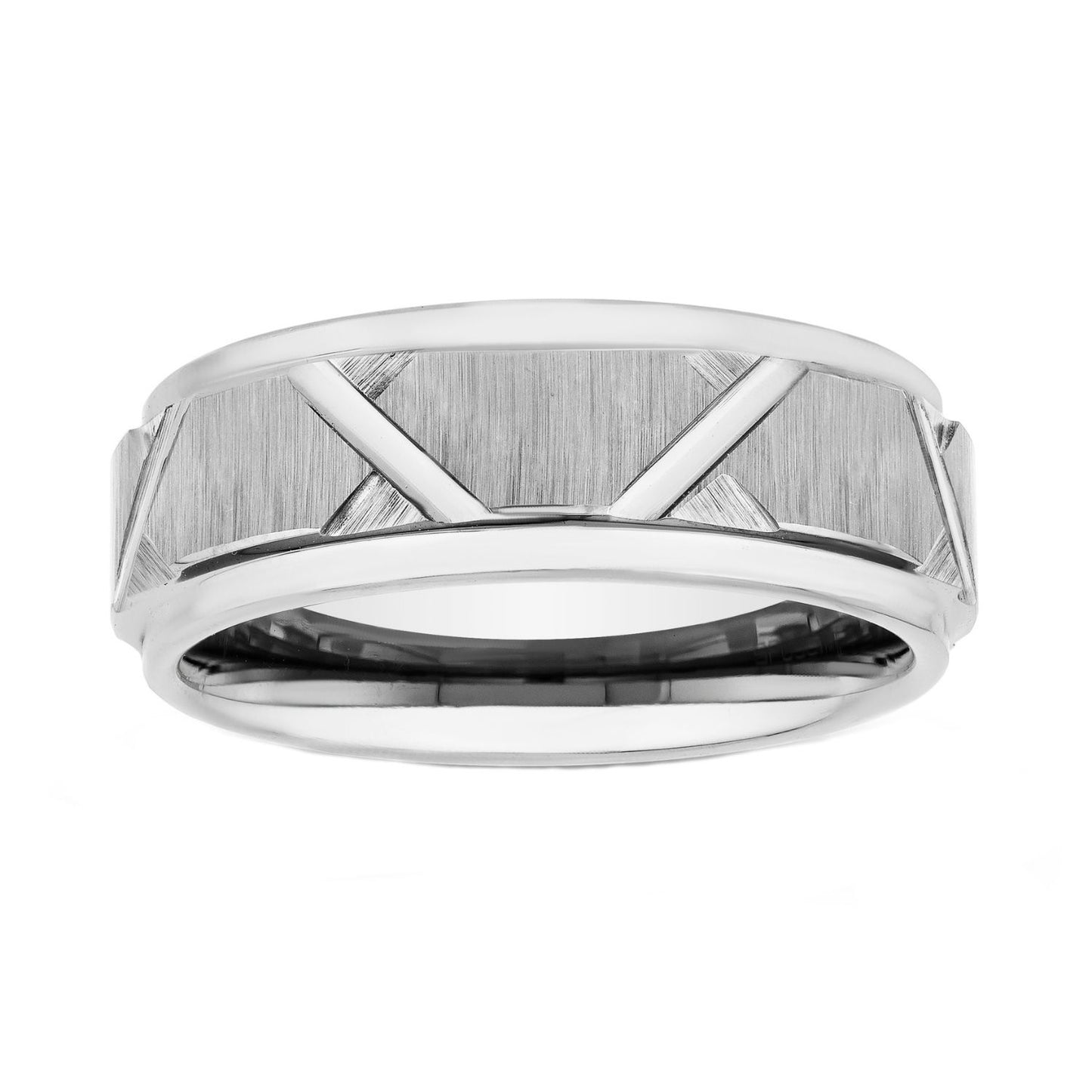 Tungsten Geometric Ring